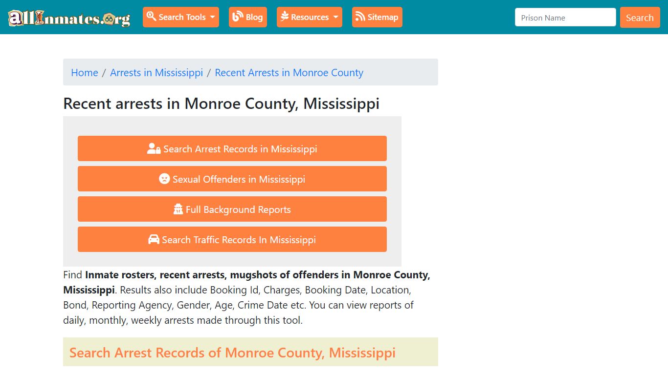 Recent arrests in Monroe County, Mississippi | Mugshots, Rosters ...